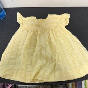 Vintage yellow smocked dress 1960’s